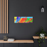Abstract Color Splash Canvas Print — Vibrant Modern Wall Art