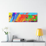 Abstract Color Splash Canvas Print — Vibrant Modern Wall Art