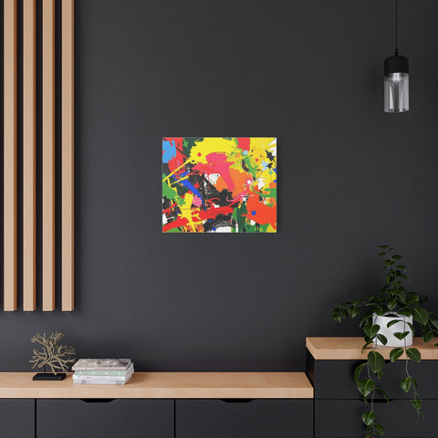 Abstract Art Matte Stretched Canvas — Modern Wall Decor
