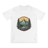 Mountain Forest Bear T-Shirt — Vintage Nature Graphic Tee