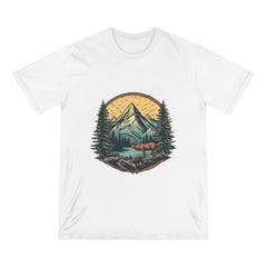 Mountain Forest Bear T-Shirt — Vintage Nature Graphic Tee
