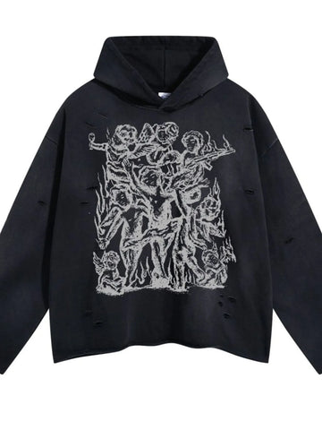Men's Graphic Long Sleeve Hoodie