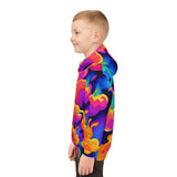Kids' Psychedelic Cloud Hoodie – Colorful All-Over Print