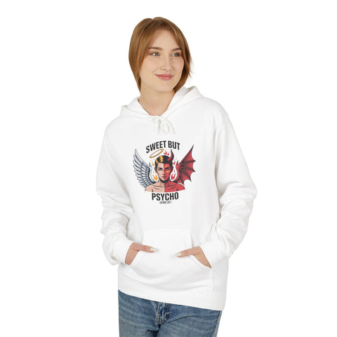 Hoodie - Sweet But Psycho Angel & Devil Graphic Pullover