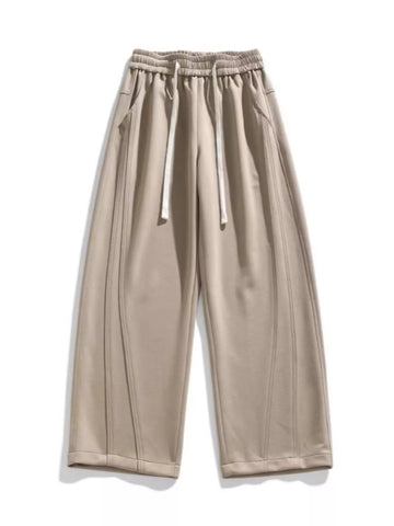 Men's Plus Size Loose Fit Wide Leg Casual Pants