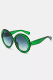 Oversized Round Frame Fashion Sunglasses