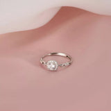 925 Sterling Silver Zircon Ring