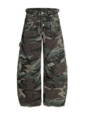 Men's Camouflage Wide-Leg Pants