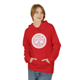 Pretty To Stress Hoodie — Pastel Aesthetic Comfort Pullover