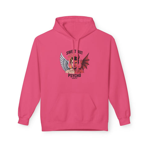 Hoodie - Sweet But Psycho Angel & Devil Graphic Pullover