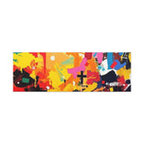 Abstract Color Splash Canvas Print - Vibrant Stretched Matte Wall Art