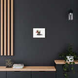 Skull Splash Art Canvas — Grunge Skull Wall Decor, Edgy Gothic Home Accent