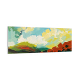 Abstract Colorful Landscape Canvas