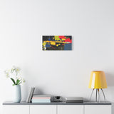 Abstract Color Splash Matte Canvas Print — Modern Stretched Wall Art