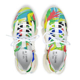 Women's Mesh Sneakers — Colorful Abstract Summer Athletic Shoes