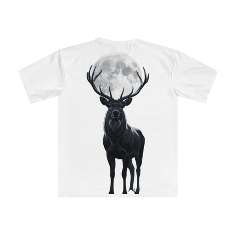 Men's T‑Shirt — Moon Stag Graphic Tee