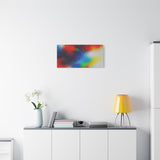 Abstract Color Burst Canvas Print — Vibrant Stretched Matte Wall Art