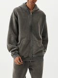 Men's Oversized Zip-Up Hoodie