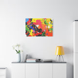 Abstract Art Matte Stretched Canvas — Modern Wall Decor