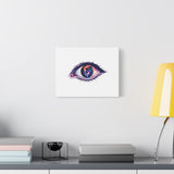 Cosmic Eye Canvas Print — Galaxy Eye Matte Stretched Wall Art
