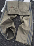 Men's Plus Size Casual Striped Wide-Leg Pants