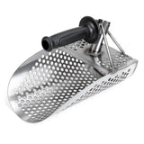 Stainless Steel Sand Scoop Shovel for Metal Detecting – SUS304 Beach & Underwater Sand Sifter