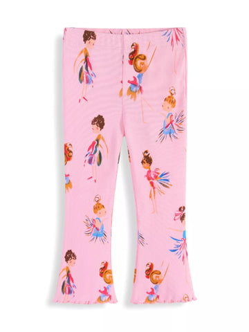 Children's Fairy Print Flared Leggings