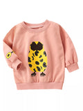 Children's Owl Graphic Crew Neck Sweatshirt