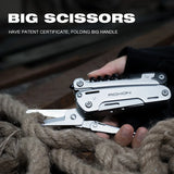 ROXON S801S 16-in-1 Multitool Pliers – Pocket Knife, Scissors, Screwdriver & More | EDC, Survival & Camping Tool