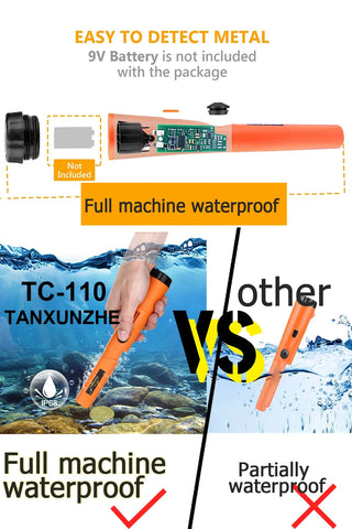 TX-850 High-Precision Underground Gold Metal Detector with TC-110 Pinpointer – Deep Detection Technology