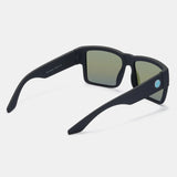 KDEAM All-Black Polarized Sunglasses – Unisex Square Frame | UV400 Protection for Fishing, Driving & Outdoor Adventure