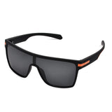 AIMISUV Men's Polarized Oversized Sports Sunglasses – UV400 Protection, Mirror Lens (Model AMS1430)