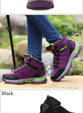Women’s Winter Trekking Boots – Outdoor Ankle Hiking Shoes for Mountain Trails