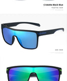 AIMISUV Men's Polarized Oversized Sports Sunglasses – UV400 Protection, Mirror Lens (Model AMS1430)