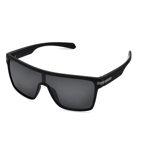 AIMISUV Men's Polarized Oversized Sports Sunglasses – UV400 Protection, Mirror Lens (Model AMS1430)