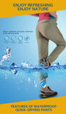 Women's Waterproof Hiking Pants – Lightweight, Quick-Dry, Breathable Outdoor Trousers for Trekking, Climbing & Camping