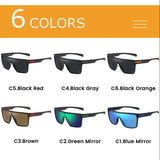 AIMISUV Men's Polarized Oversized Sports Sunglasses – UV400 Protection, Mirror Lens (Model AMS1430)