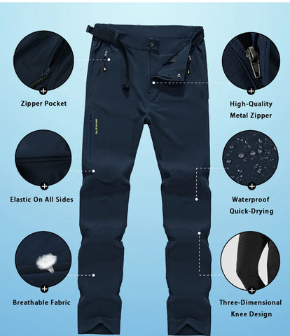 Women's Waterproof Hiking Pants – Lightweight, Quick-Dry, Breathable Outdoor Trousers for Trekking, Climbing & Camping