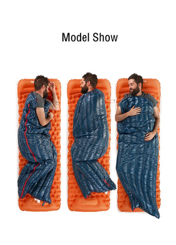 Naturehike CW280 / CWM400 Ultralight Goose Down Sleeping Bag – 3-Season Waterproof, Compact & Connectable