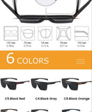 AIMISUV Men's Polarized Oversized Sports Sunglasses – UV400 Protection, Mirror Lens (Model AMS1430)