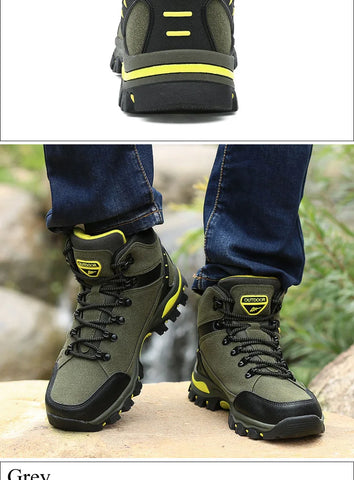 Women’s Winter Trekking Boots – Outdoor Ankle Hiking Shoes for Mountain Trails