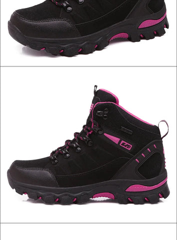 Women’s Winter Trekking Boots – Outdoor Ankle Hiking Shoes for Mountain Trails