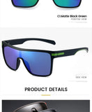 AIMISUV Men's Polarized Oversized Sports Sunglasses – UV400 Protection, Mirror Lens (Model AMS1430)