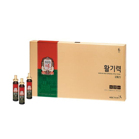 KGC Cheong Kwan Jang Hwal Gi Ruk Korean Red Ginseng Vital Tonic – 20ml x 30 Bottles