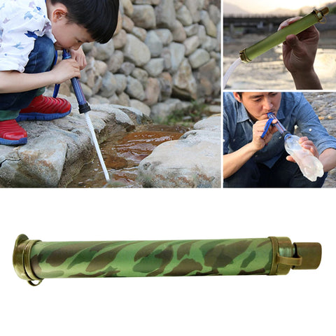 Portable Outdoor Water Filter Pump – Emergency Camping & Survival Water Purifier (5000L Capacity)
