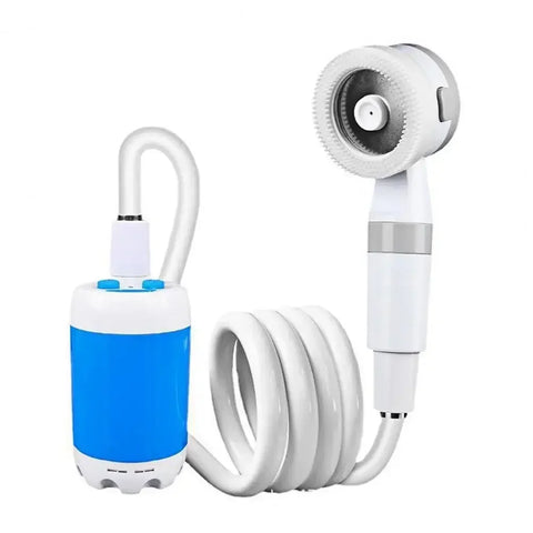 Rechargeable Portable Outdoor Camping Shower – Electric Pump with Digital Display & Accessories (4000mAh Battery)