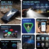 Ulefone Armor 34 Pro 5G – Rugged AI Smartphone with Built-in Projector, 25500mAh Battery, 120Hz Display, and 32GB+512GB Storage