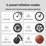 Xiaomi Mijia Air Pump 2 – Portable Tire Inflator with Digital Pressure Detection, 150 PSI, 2000mAh Rechargeable Battery