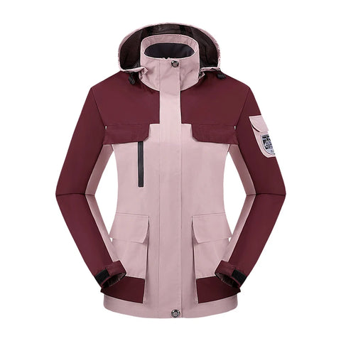CHRLCK Women's Waterproof Hiking Jacket – Windproof, Quick-Dry Outdoor Shell with Custom Logo Option