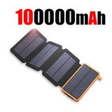 Xiaomi 200,000mAh Solar Power Bank with Folding Solar Panels – Portable Quick-Charge Power for Outdoor Camping & Survival